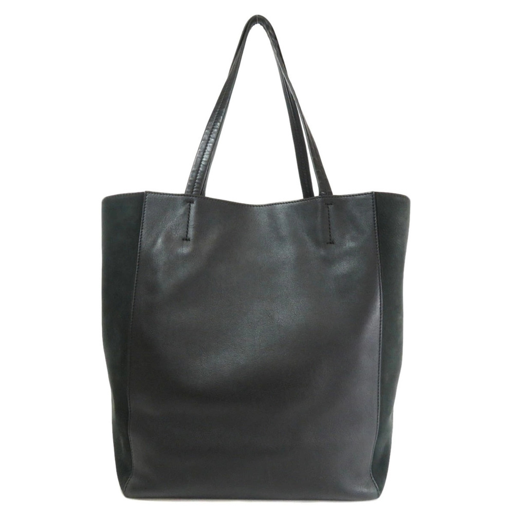 Celine Tote Leather Cabas Bag Black